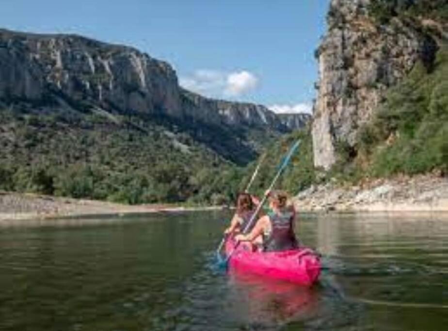 La O'Liso Gorges De L'Ardeche Villa Salavas Bagian luar foto