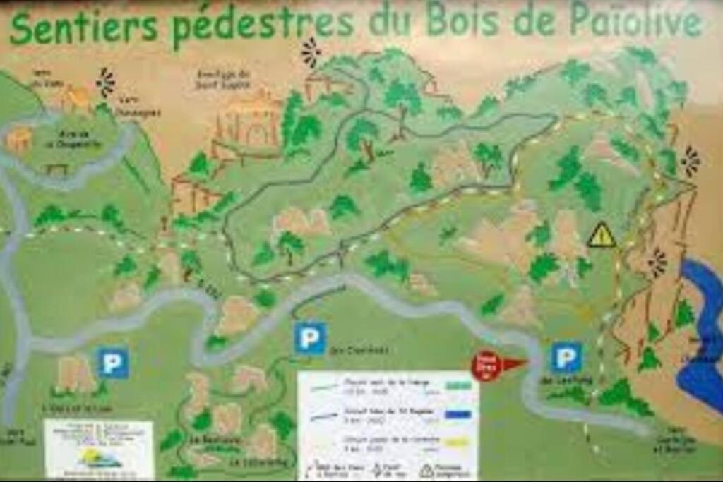 La O'Liso Gorges De L'Ardeche Villa Salavas Bagian luar foto